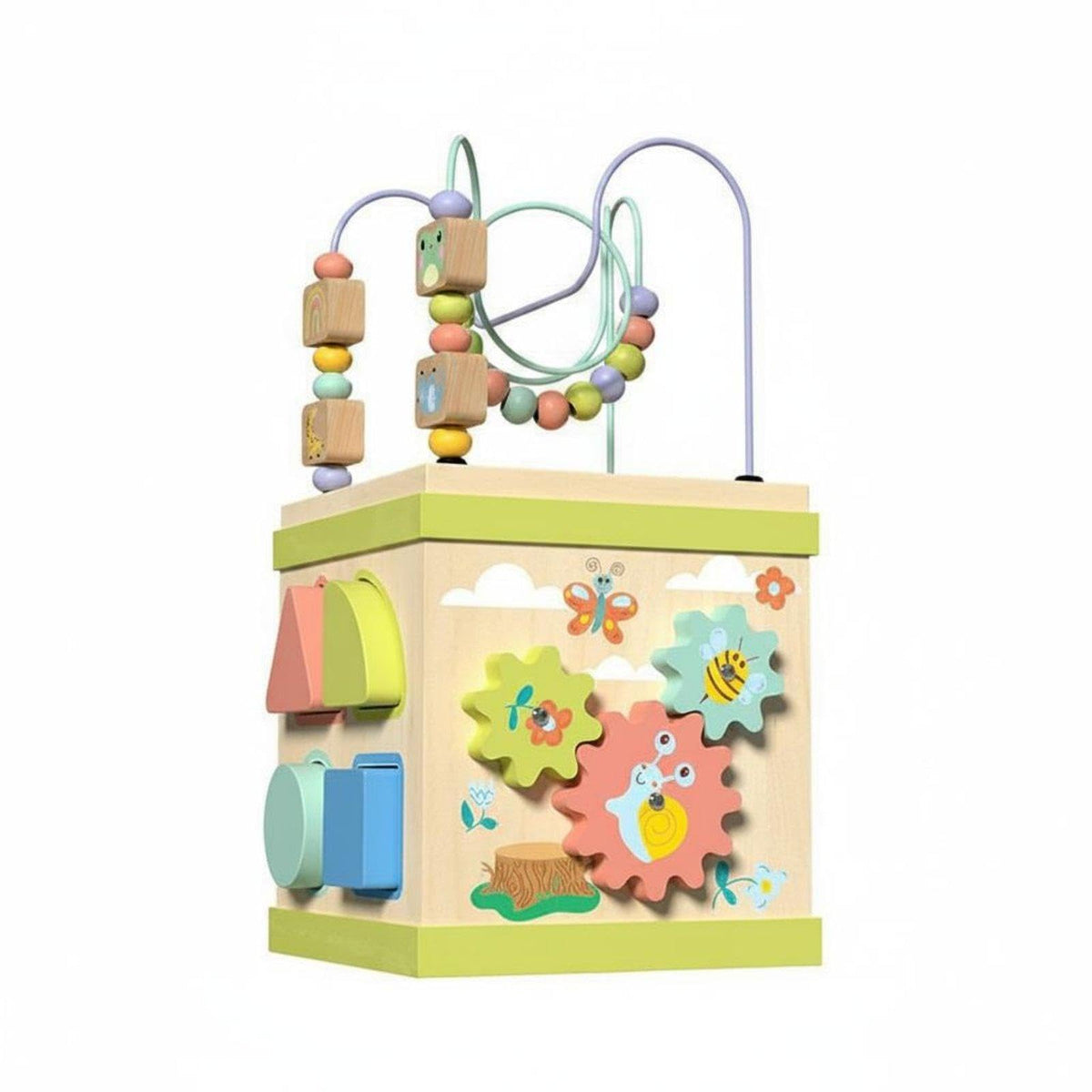 Secret Desire Early Learning Toy Box Multifunction Bead Maze Box Educational Activity Activity Cube For Kids, Young Children, In