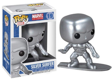 Funko Pop Marvel Bobble Figure, Silver Surfer