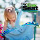 Joovy Toy Car Seat for Dolls - Crash-Tested, Machine-Washable, 21.5" x 13" x 11.7", Blue, Fits 12”-22” Dolls