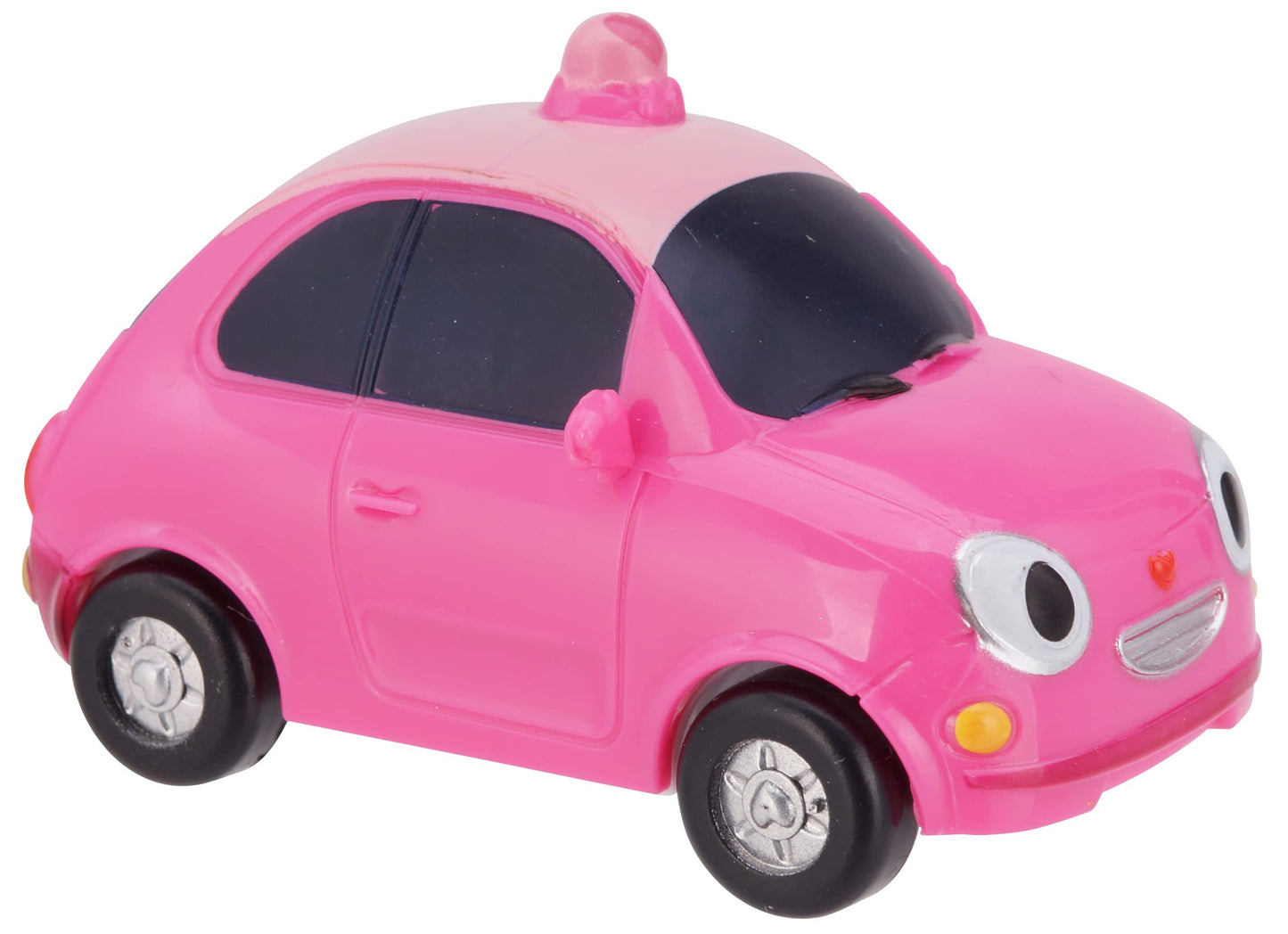 Tayo the Little Bus Mini Cars Set 2 - Special Friends Series, Small, Plastic, Green/Pink/Yellow