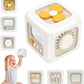 Harshit Enterprise 6In1 Montessori Activity Cube, Sensory Toy For Toddlers 13 Years, Fine Motor Skills, White