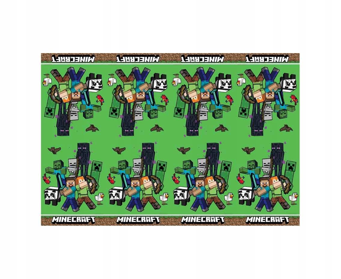 PROCOS Minecraft Plastic Party Tablecover (70x47in / 180x120cms)