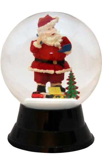 PR1750 - Perzy Snowglobe - Large Santa - 7H x 4.75W x 4.75D
