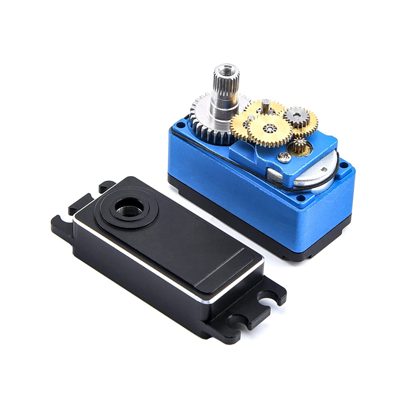 Readytosky Digital 12kg Servo 180 Degree High Torque Full Metal Gear Low Profile Servo+25T Steering Servo Arm for 1/10 RC Car