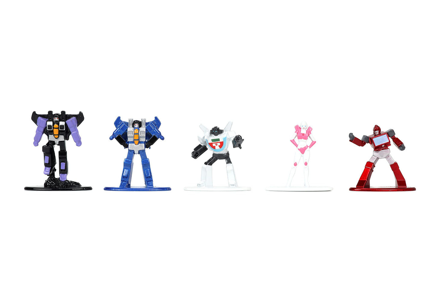 Jada Toys Transformers Nano METALFIGS 18 Pack - Multi-color Metal Collectibles, Model JNF33452