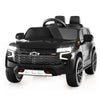 Costzon Ride On Car, 12V Licensed Chevrolet Tahoe Battery Powered Electric Vehicle W/ 2.4G Remote Control, High/Low Speed, Music, Lights, Mp3/Usb/Fm, Spring Suspension, Electric Suv For Kids (Black)