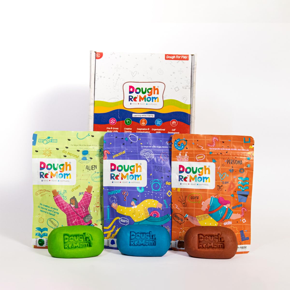 Dough ReMom Dough Clay Carving Moulding Kit For Girls And Boys| Shaping And Sculpting Creative Art & Craft Playing Activity |Fu