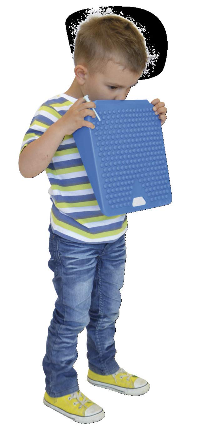 Gymnic Movin' Sit Jr. Inflatable Seat Cushion, Blue, 10 L X 10 W In - 8909
