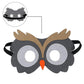 Jtnohx Felt Animal Masks, 10 Pcs Halloween Mask, Animal Costume For Birthday Party Supplies (Owl Mask)