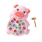 Ilsmysutra Pounding Game Board Game For Early Educational Toy Hand Eye Coordination Pink|Toys For Baby|Developmental Baby Toys