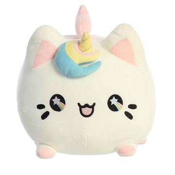 Aurora® Enchanting Tasty Peach® Unicorn Meowchi Stuffed Animal - Bright & Colorful Design - Showpiece Plush - Multicolor 15 Inches