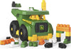 Mega BLOKS John Deere Dump Truck Building Set, 25 Pieces, Plastic, Green, Ages 1+, Model DBL30