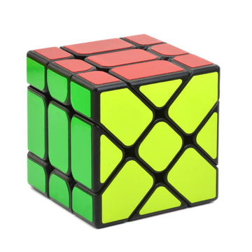 Amaza 3X3 Speed Cube Qiyi Toys Yj Fisher Cube 3X3X3 Magic Speed Cube Puzzles Black Sturdy And Smooth Speed Cube Puzzles Toy