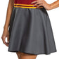Disguise Gryffindor Dress Skirt, Official Wizarding World Costume Dress With Collar And Tie, Teen Size Size Junior (7-9), Red & Gray