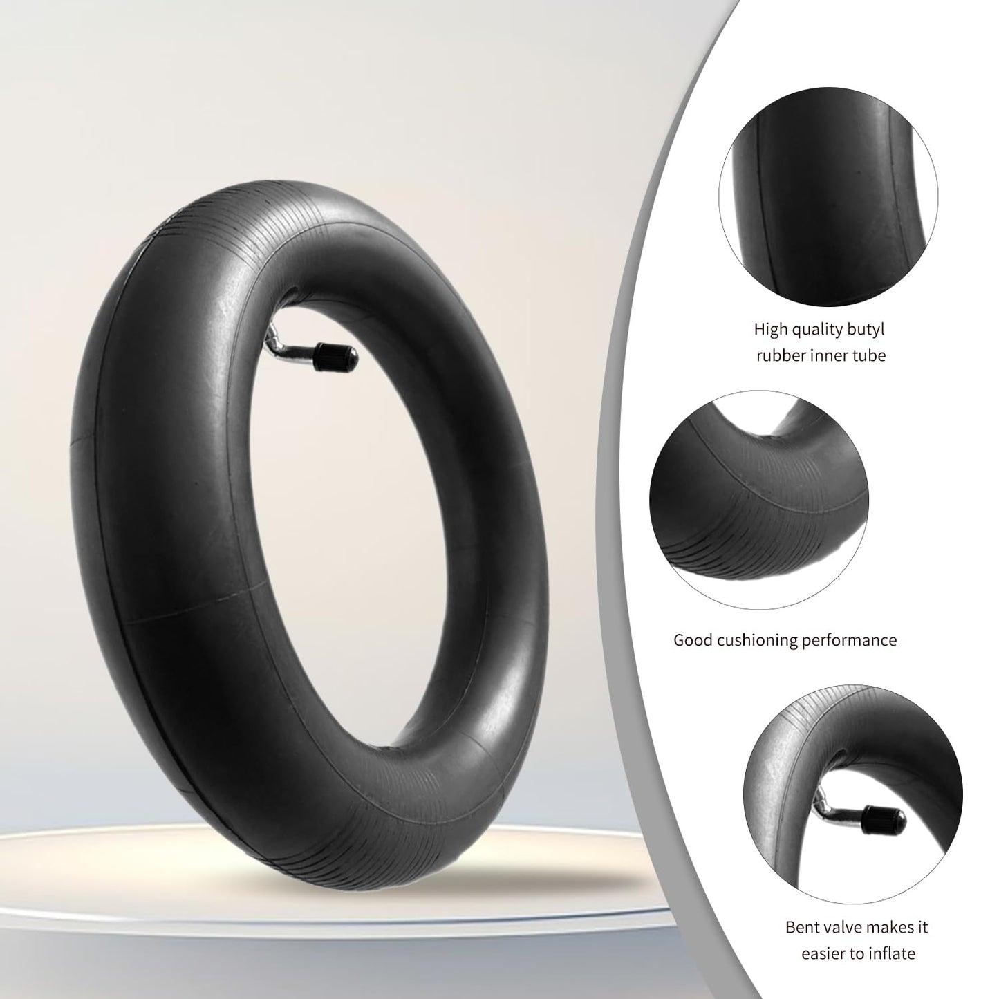 10x2.75-6.5 Scooter Tire Tube  70/65-6.5 Inner Tube  10 inch Tires Replacement  for Speedway 5 Dualtron 3 Hover-1 Alpha gotrax G4 Electric Scooter (2 Pack)