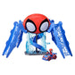 Spidey and his Amazing Friends Marvel Spidey Webquarters Playset, Multicolor, Kids Ages 3+, Model F1461, Plastic