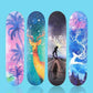 Ubersweet Kids Skateboard Complete Wheel Truck Maple Wood Deck Solid Blank Longboard