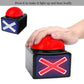 Ribosy Game Answer Buzzer, Game Buzzer With Lights And Sound Trivia Quiz Got Talent Buzzer, Buzzer Buttons For Game Show (Red-Black (1 Pack))