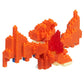 Nanoblock - Pokemon - Mega Charizard Y, Pokemon Series Building Kit 6.0×10.8×7.6:Cm