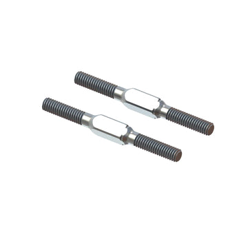 ARRMA Steel Turnbuckle, M4x45mm Silver (2): EXB, ARA340176, Medium