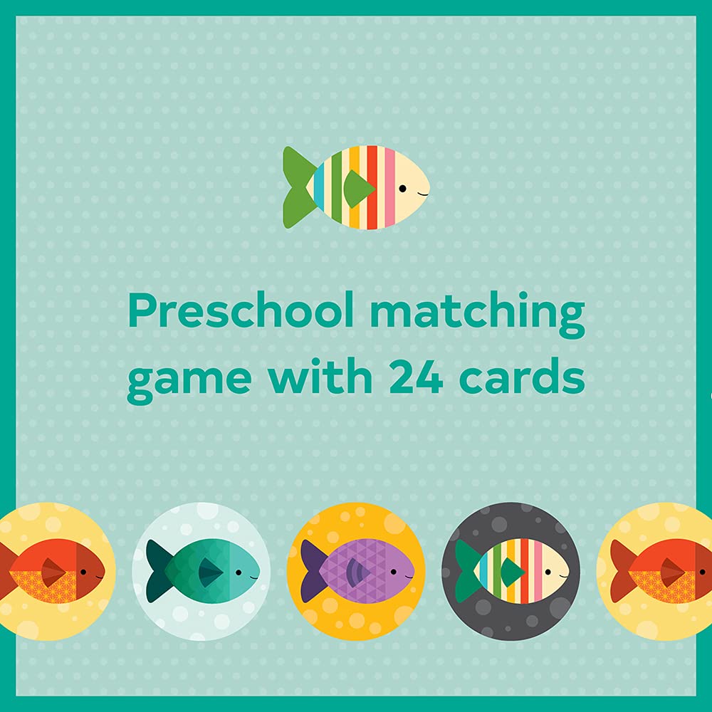 Petit Collage Gone Fishing Matching Game - Cardstock, Fun Family Activity, Model 5055923790168