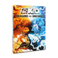 Unstable Games Tic Tac K.O. - Dragons vs. Unicorns Card Game for 2-4 Players - Quick-to-learn, Cardboard, Black - Model 63383
