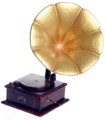 Dollhouse Miniature Parlour Gramophone