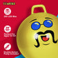 WALIKI Adult Hopper Ball - Giant Bouncy Jumping Ball, 29"/75cm, Yellow, Like A BOSS Edition, Model JBA-YELLOW-28