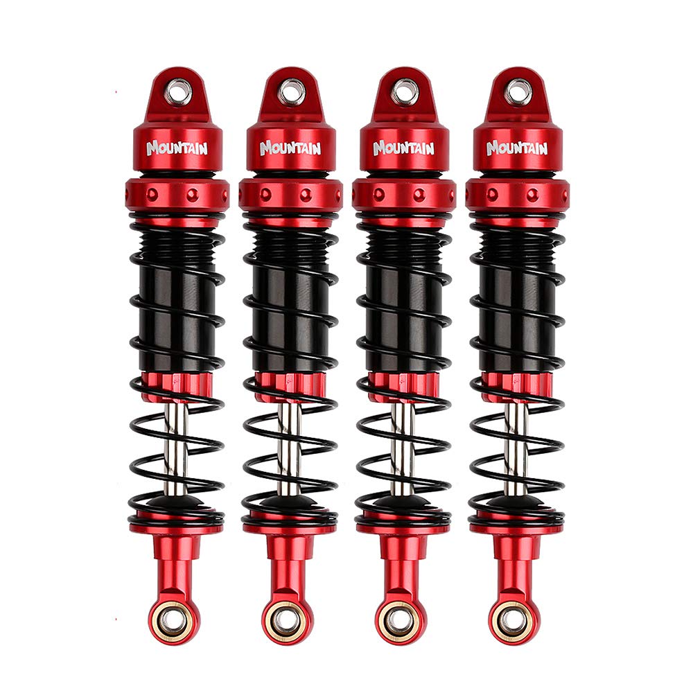 INJORA RC Shock Absorber Set 4pcs RC Dampers for 1/10 RC Crawler Axial SCX10 90046 AXI231017 TRX-4 D90 (90mm)