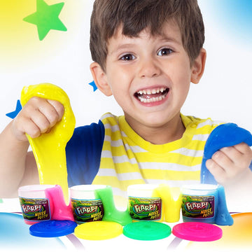 Ja-Ru Mini Noise Putty W/Plastic Containers (12 Pack, 48 Putty Toys) Slime Party Favors Silly Noise Putty For Kids, Boys & Girls. Stress Relief Sensory Fidget Toys. Bulk Goodie Bag Stuffers. 336-12P