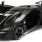 Marvel Black Panther & Lykan Hypersport Die-Cast Car, 1:24 Scalevehicle & 2.75 Collectible Figurine