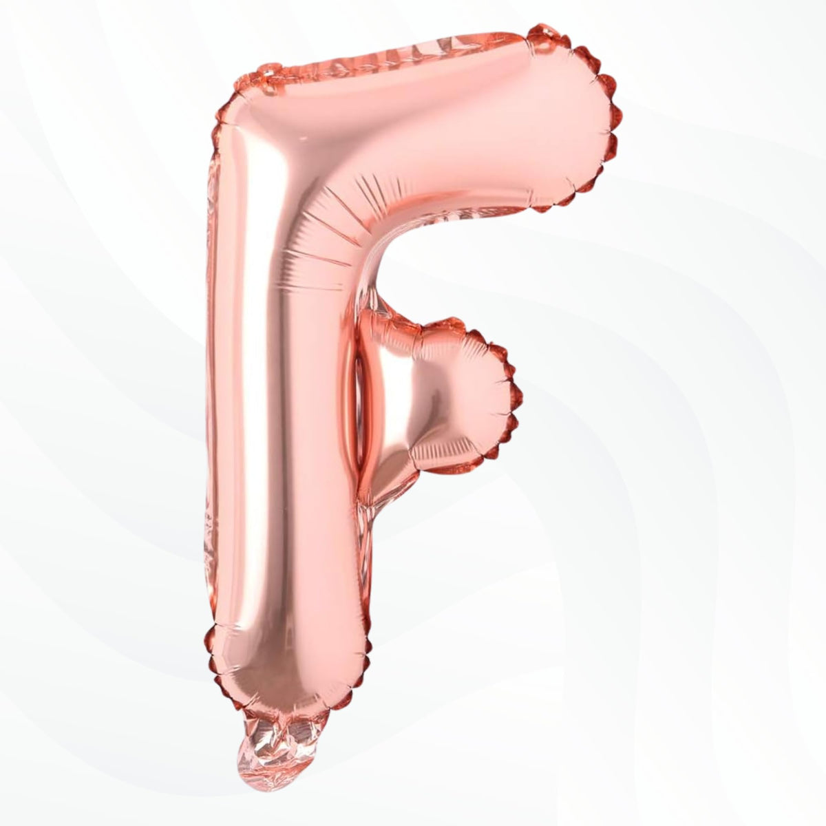Flyloons Rose Gold F Letter Foil Balloon Alphabets Balloons Perfect for Birthday Decoration Items, Anniversary, Bachelorette, We