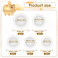 20 PCS Piggy Bank Stopper, 5 Sizes Rubber Saving Box Plug Rubber Saving Box Plug Round Piggy Bank Stopper Cover White Rubber Mon