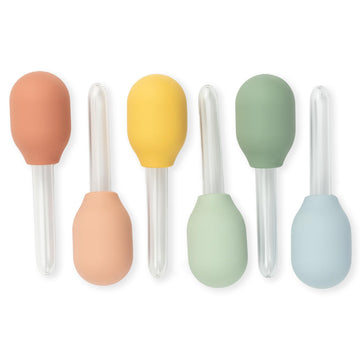 Inspire My Play 6 X Pastel Liquid Droppers For Kids Crafts - Sensory Play Pipettes For Kids - Sensory Play Toys And Accessories