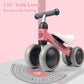 Baby Balance Bike Toys For 1 Year Old Boy Girl Gifts, 10-24 Month Toddler Balance Bike With 4 Silence Wheels, No Pedal Toddler First Bike, First Birthday Gifts Christmas For Boys And Girls (Pink)