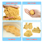 ESSENSON Play Construction Sand Kit - 3lbs Sand with 2 Colors, 6 Mini Construction Trucks, Construction Toys and Signs, Animal M