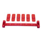 Super 6 Lane Raceway Extension Kit (Red)