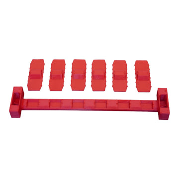 Super 6 Lane Raceway Extension Kit (Red)