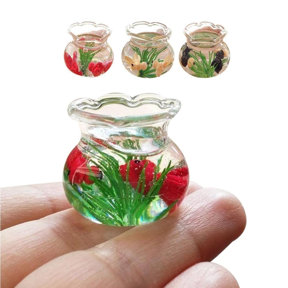 Dollhouse Fish, Miniature Landscape Fish Resin for 1:6 Dollhouse