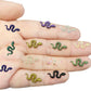 200Pcs Mini Snake Decor For Dollhouse Resin Tiny Snakes For Crafts Micro Miniature Snakes For Fairy Garden Dollhouse Micro Lands