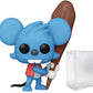 Pop The Simpsons - Itchy Funko Pop! Vinyl Figure (Bundled With Compatible Pop Box Protector Case) Multicolored 3.75 Inches
