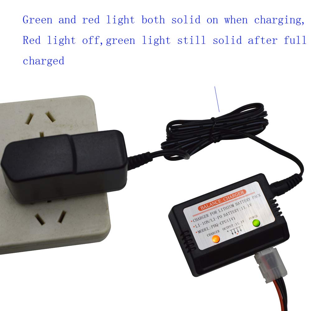 Blomiky 15V Wall Charger With 11.1V 3S Xh-4P Plug And Charger Box Suitable For 11.1V 3S Li-Ion Or Lipo Battery /15V Charger