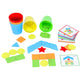 Merishopp Montessori Toy Fine Motor Skills Shape Matching For Preschool Birthdays Baby