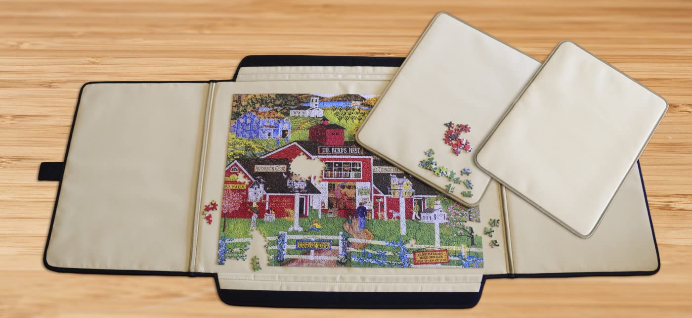 MasterPieces Puzzle - 1500 Piece Portable Jigsaw Puzzle Board - Puzzle Table - Foldable Puzzle Caddy Foam Backer - 23 x 32