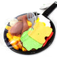 25 Pcs Play Food Kids Toy Set For Toddlers, Kitchen Cooking Toy Fast Food Pretend Play Toy Grill Set With Pan, Spatula & Sauce B