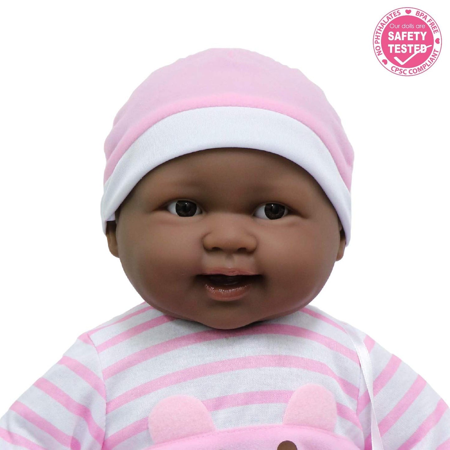 JC Toys Lots to Cuddle Babies African American 20-Inch Purple Soft Body Baby Doll and Accessories Designed by Berenguer