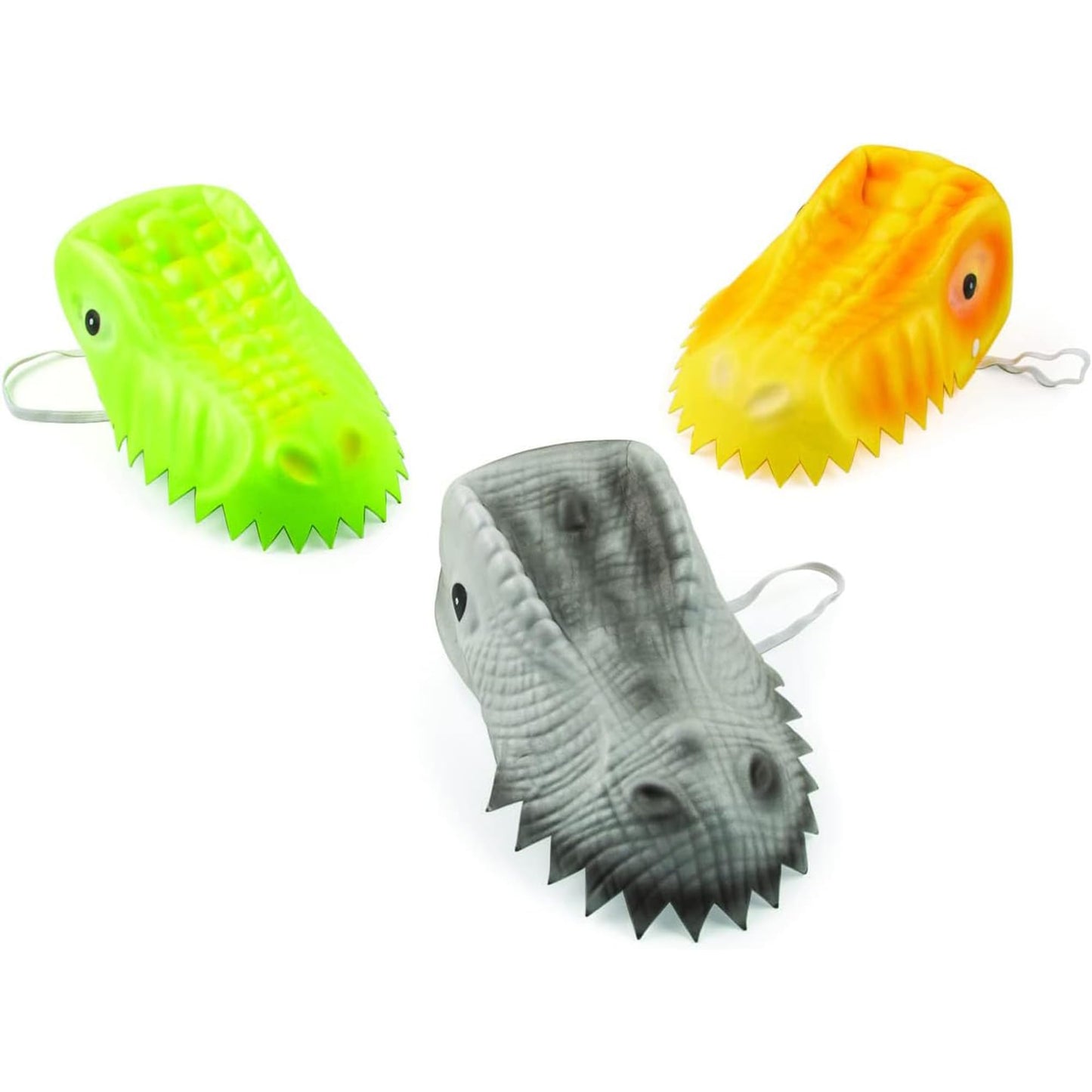 Fun Express Foam Dinosaur Hats for Kids - Set of 12 - Birthday Party Hats, Halloween Costume and Play