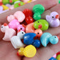 100Pcs Mini Resin Duck,15 Mm Dollhouse D  Cor For Aquarium Decor Micro Fairy Garden Landscape Hide,Seek Party Toys,Easter Basket