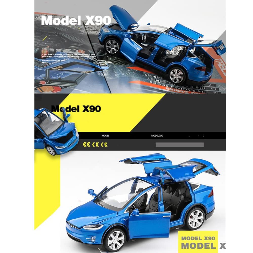 1:32 Scale Model X Alloy Car Model Diecast Toy Vehicles for Kids, Car Model Toy,Pull Back Alloy Car with Lights and Music,Mini V