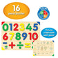 The Learning Journey Lift & Learn 123 Number Puzzle - Natural Wood, Model 285275, Educational Toy for Counting and Numbers